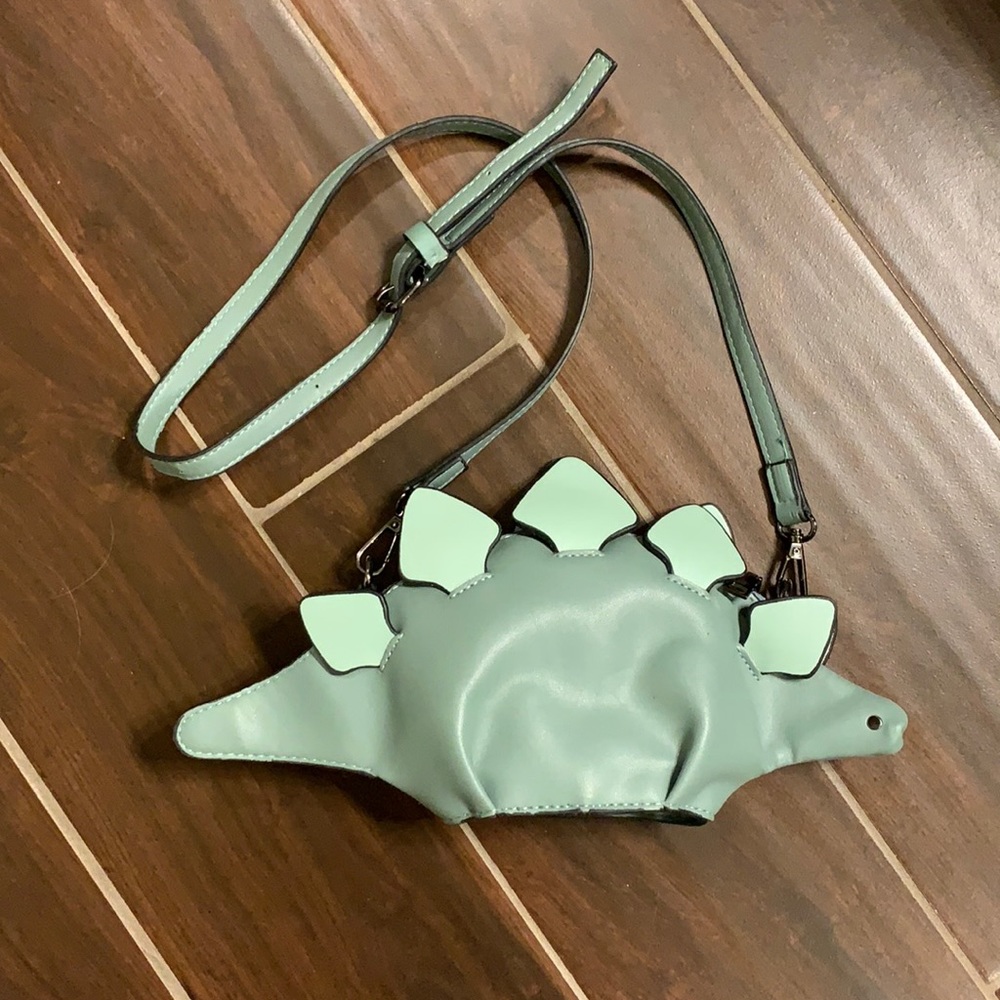 Dinosaur purse with adjustable strap